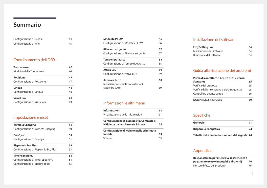 Samsung LS24E370DL/EN, LS27E370DS/EN manual Installazione del software 