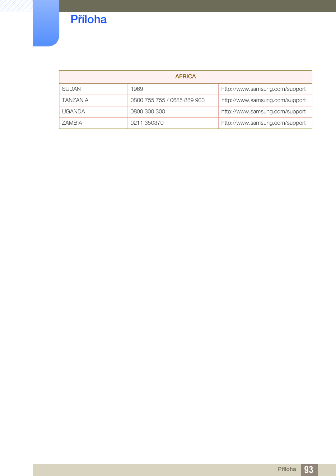 Samsung LS24E391HL/EN, LS27E390HS/EN, LS24E390HL/EN, LS22E390HS/EN, LS27E391HS/EN, LS22E391HS/EN, LT24E390EI/EN manual Sudan 