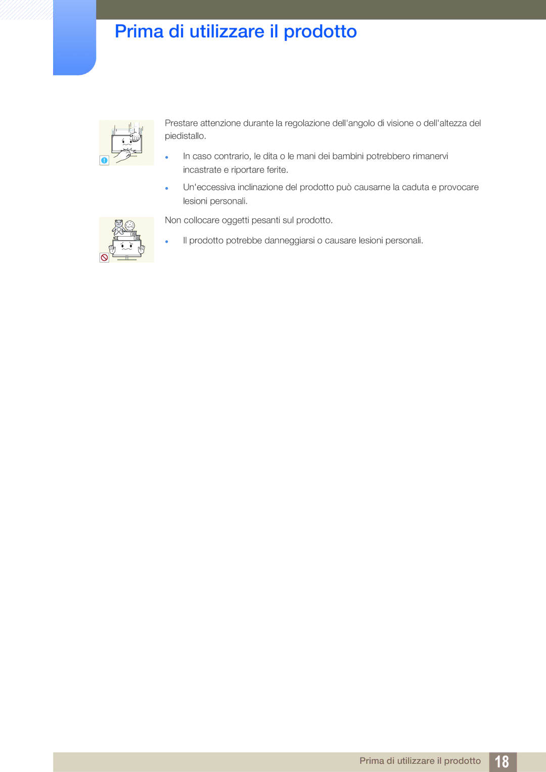 Samsung LS27E510CS/EN manual Prima di utilizzare il prodotto 