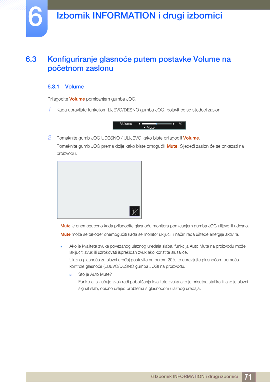 Samsung LS27E510CS/EN manual Volume 
