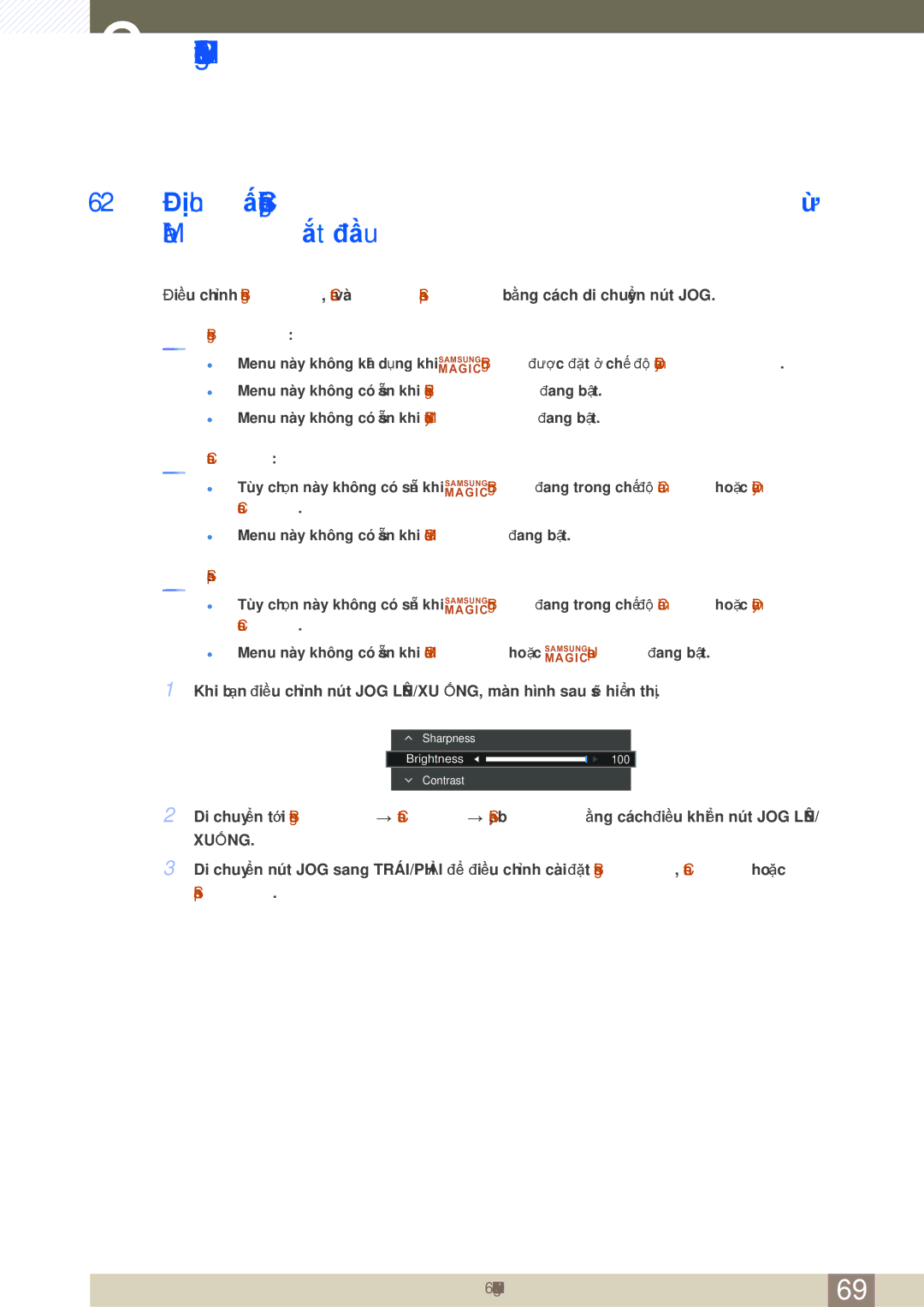 Samsung LS27E510CS/XV manual Sharpness 