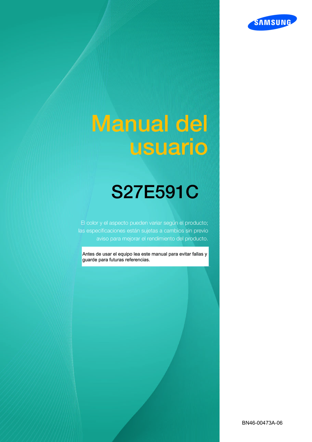 Samsung LS27E591CS/EN manual Manuel dutilisation 