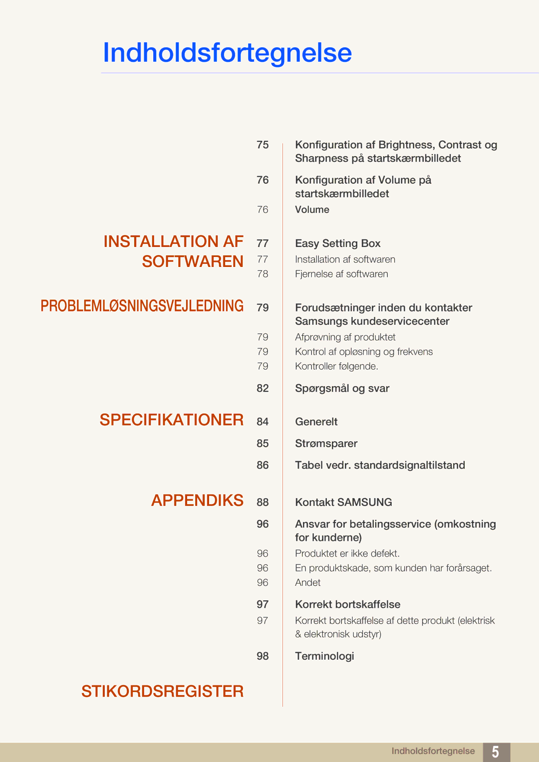 Samsung LS27E591CS/EN manual Installation AF Softwaren 