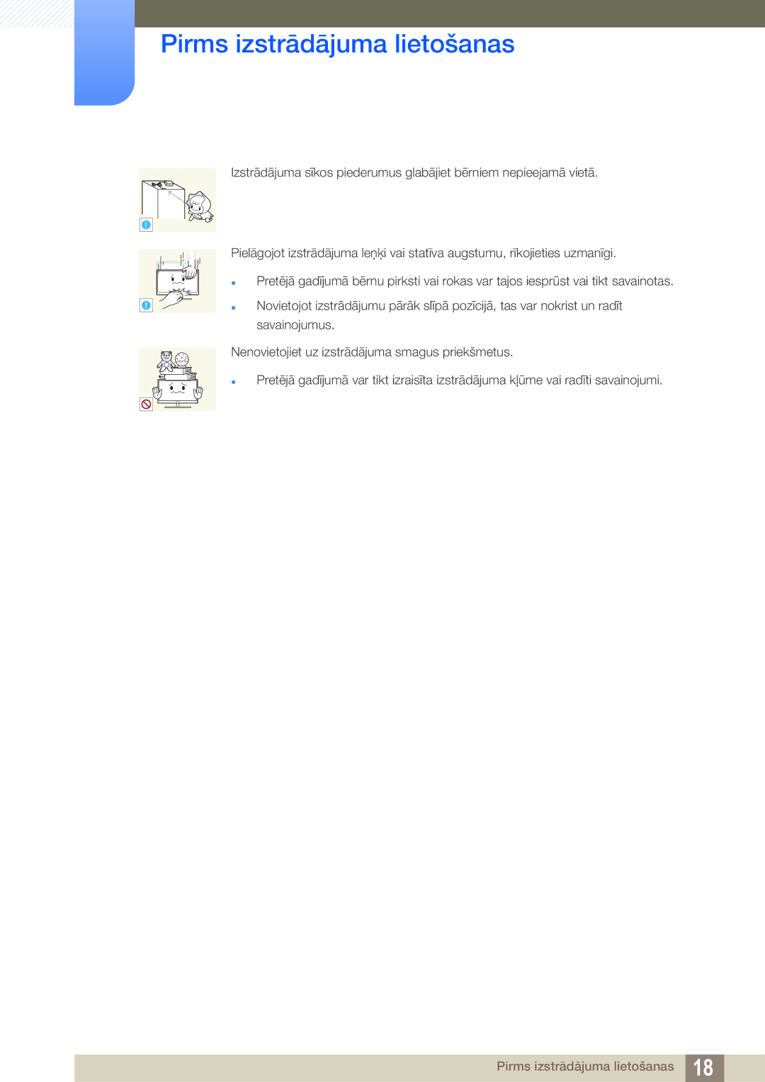 Samsung LS27E591CS/EN manual Savainojumus 