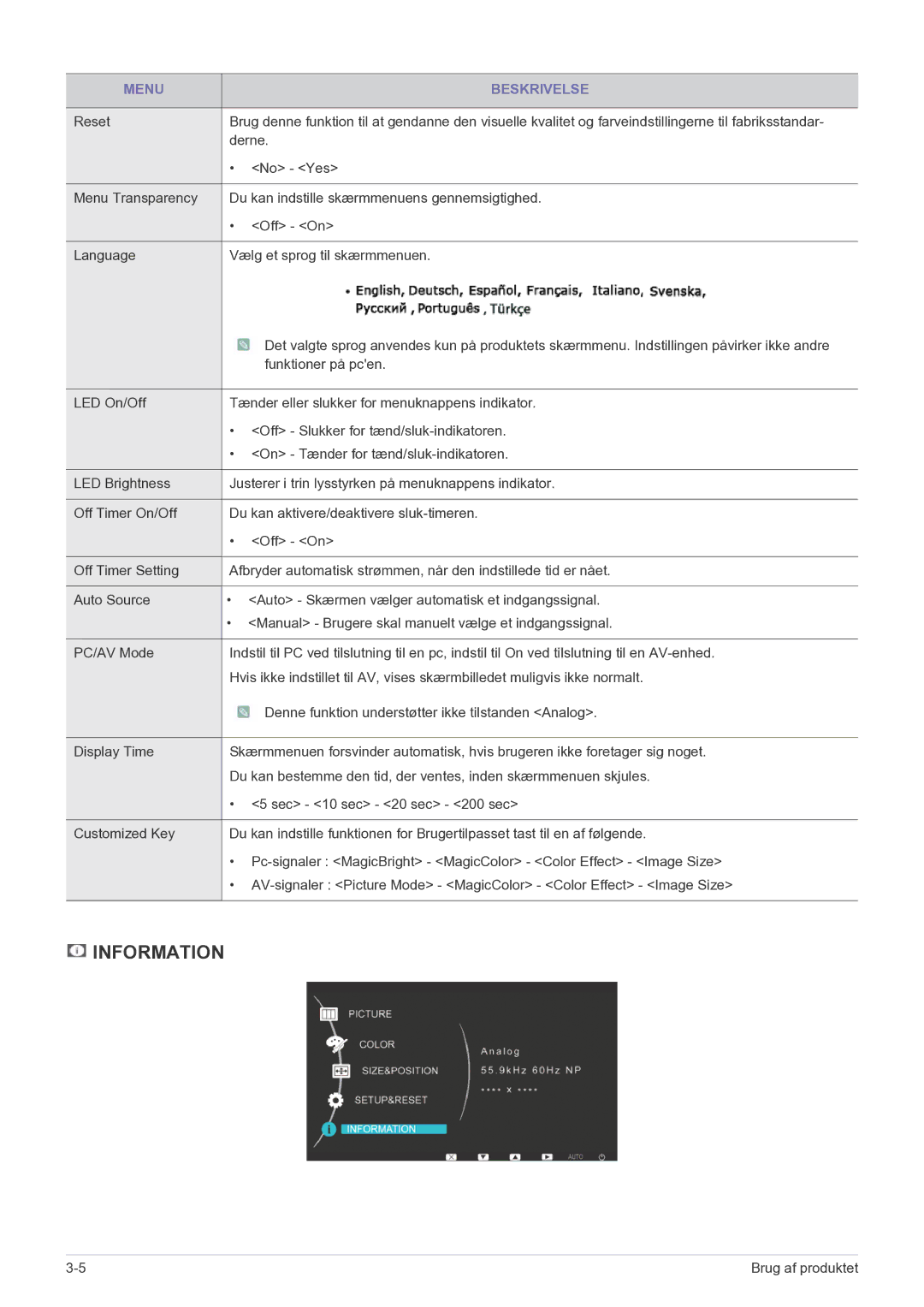 Samsung LS27EFHKUF/EN manual Information 