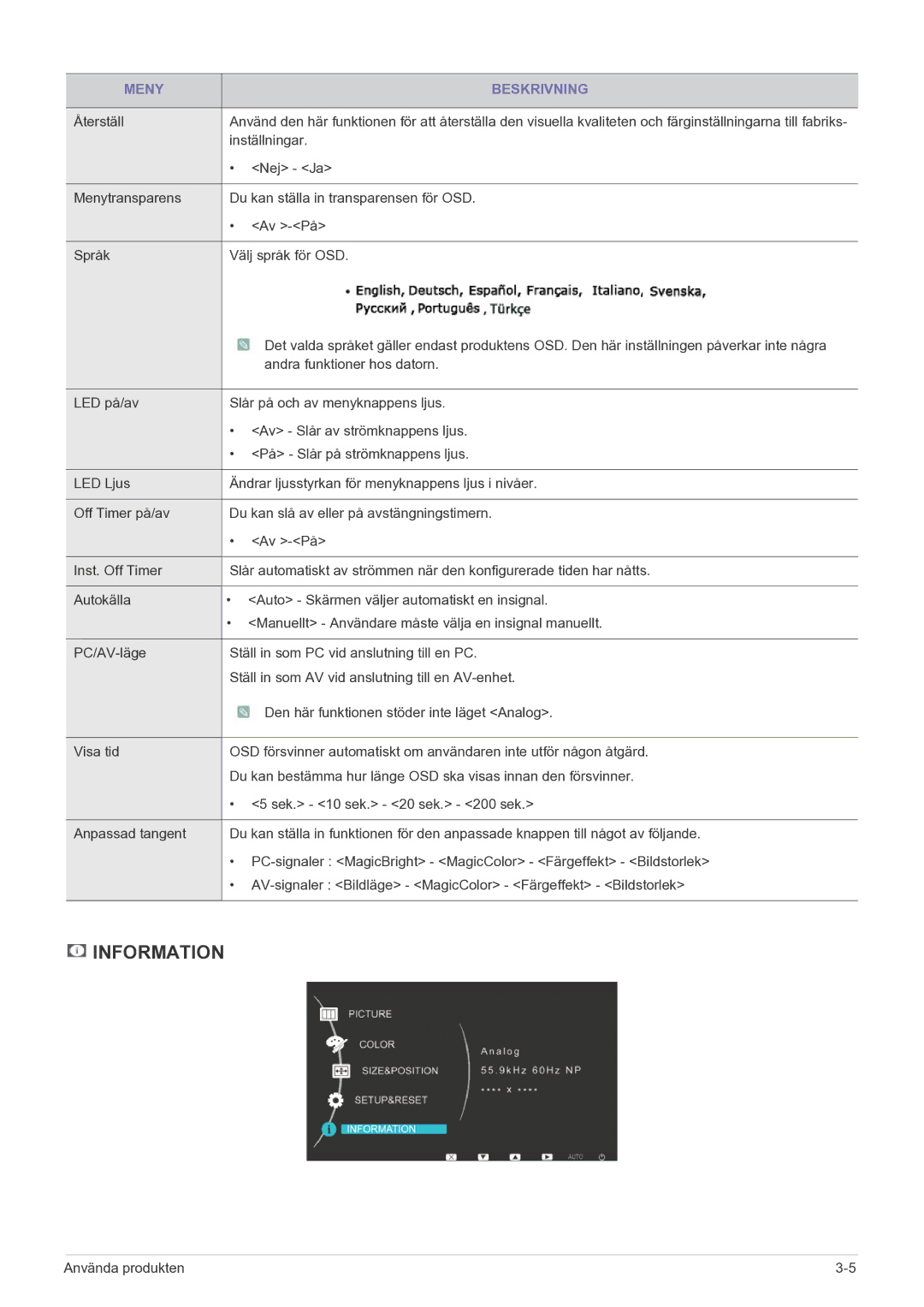 Samsung LS27EFHKUF/EN manual Information 