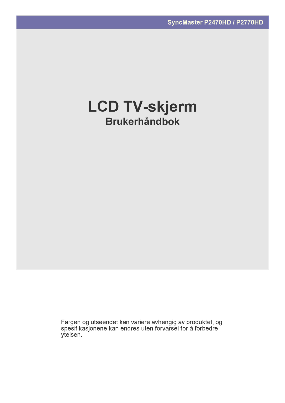 Samsung LS27EMDKU/EN, LS24EMDKU/EN, LS27EMDKU/SM, LS27EMDKU/HS, LS27EMDKU/XE, LS24EMDKU/XE manual LCD TV Monitor 