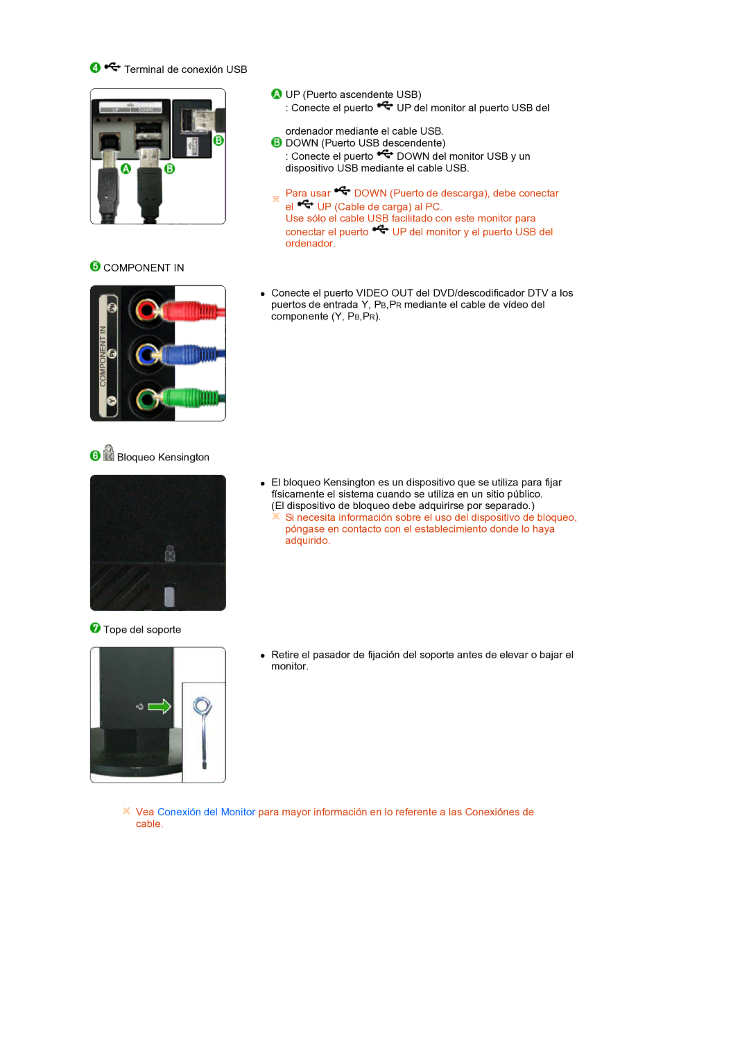 Samsung LS27HUBCBS/EDC, LS27HUBCB/EDC manual Component 