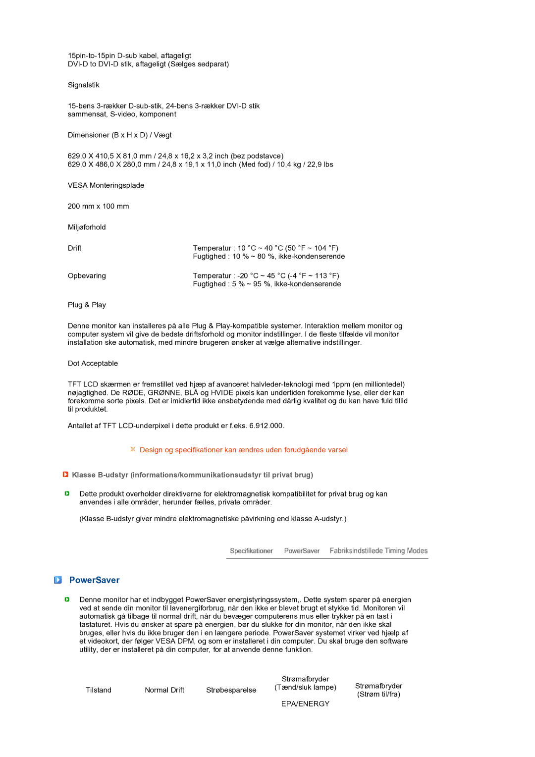 Samsung LS27HUBCB/EDC, LS27HUBCBS/EDC manual PowerSaver, Epa/Energy 