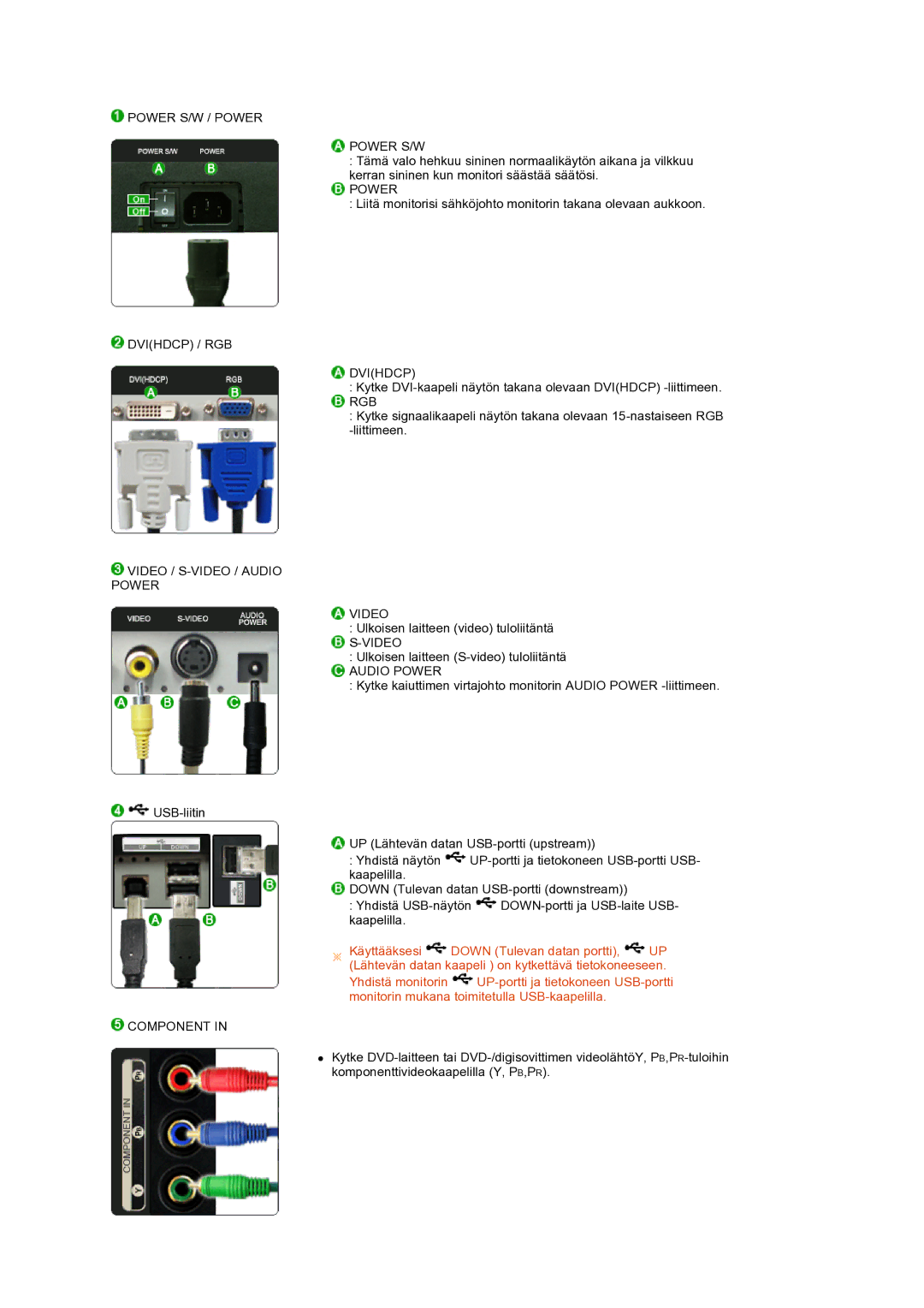 Samsung LS27HUBCB/EDC, LS27HUBCBS/EDC manual Power 