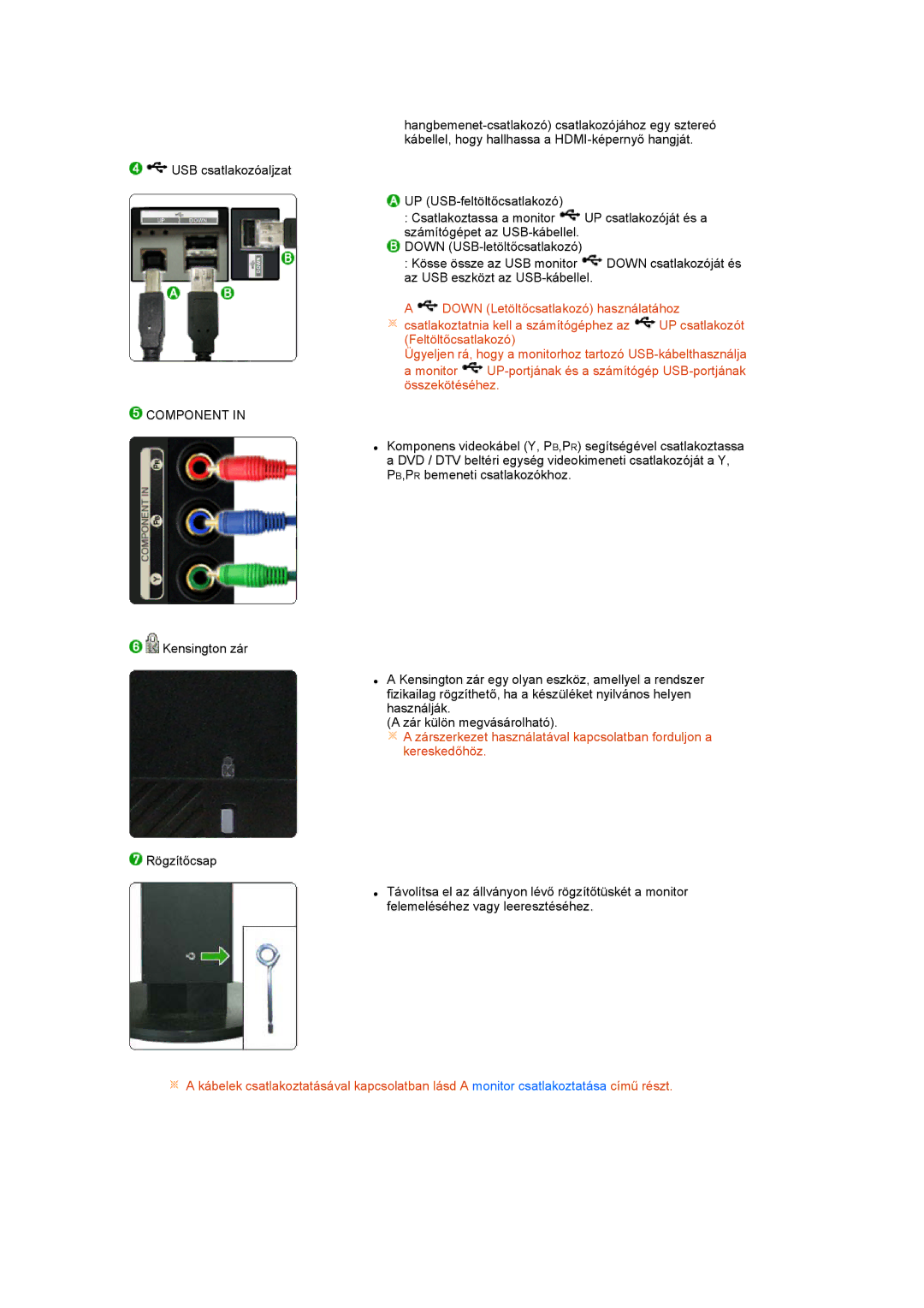 Samsung LS27HUCCBSEDC, LS27HUCCB/EDC, LS27HUCCBS/EDC, LS27HUCCSZEDC manual Component 