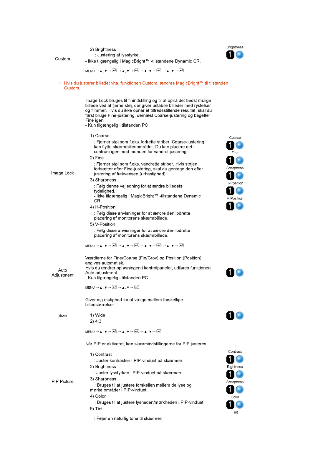 Samsung LS27HUCCB/EDC manual Sharpness 