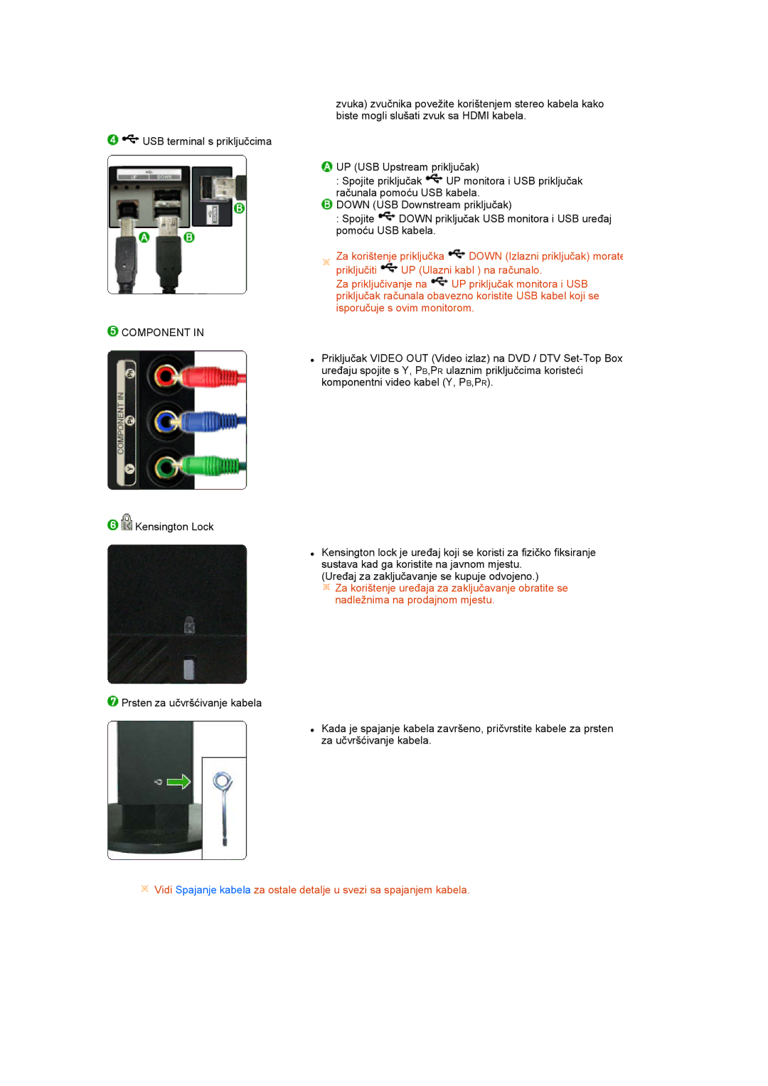 Samsung LS27HUCCB/EDC manual Component 