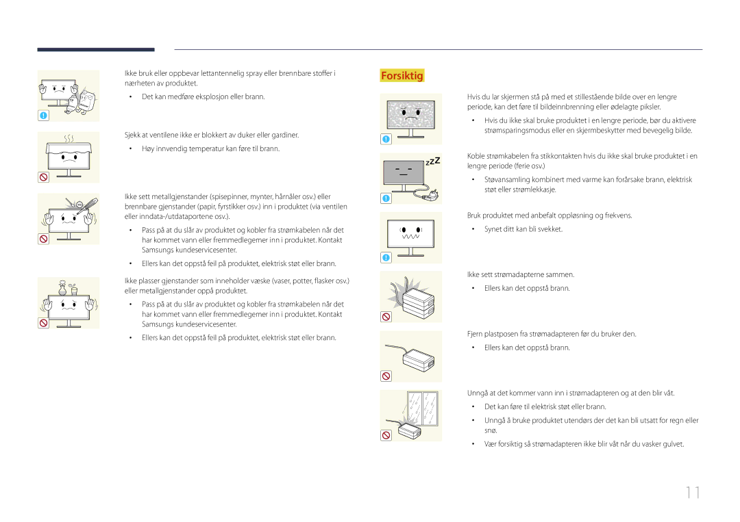 Samsung LS29E790CNS/EN manual Eller inndata-/utdataportene osv 