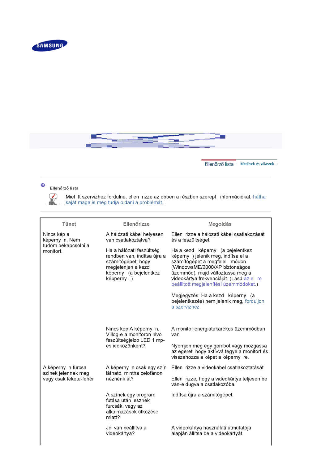 Samsung LS30HUXCBSEDC, LS30HUXCB/EDC, LS30HUBCB/EDC manual Tünet 