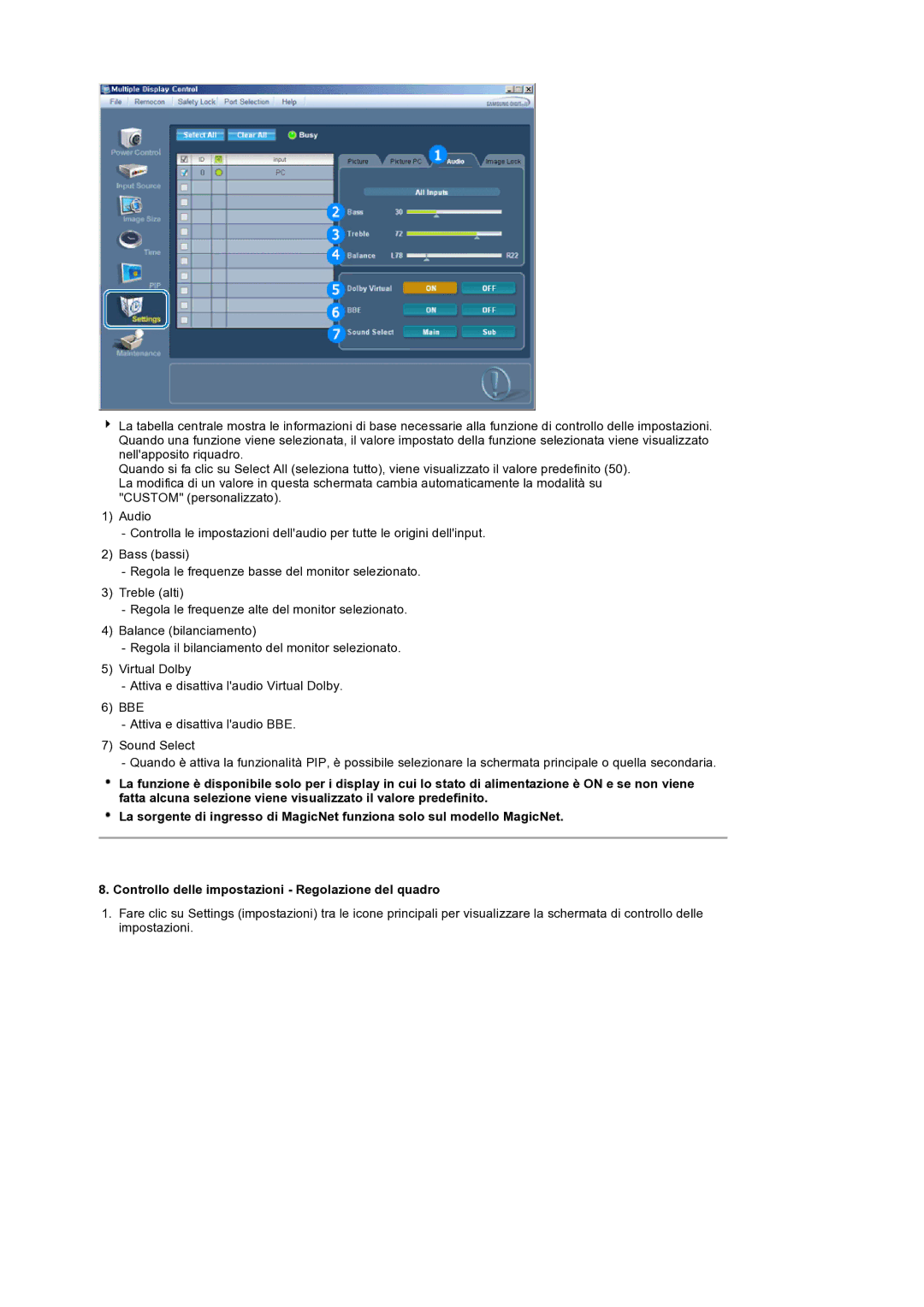 Samsung LS32BEPNS/EDC manual 