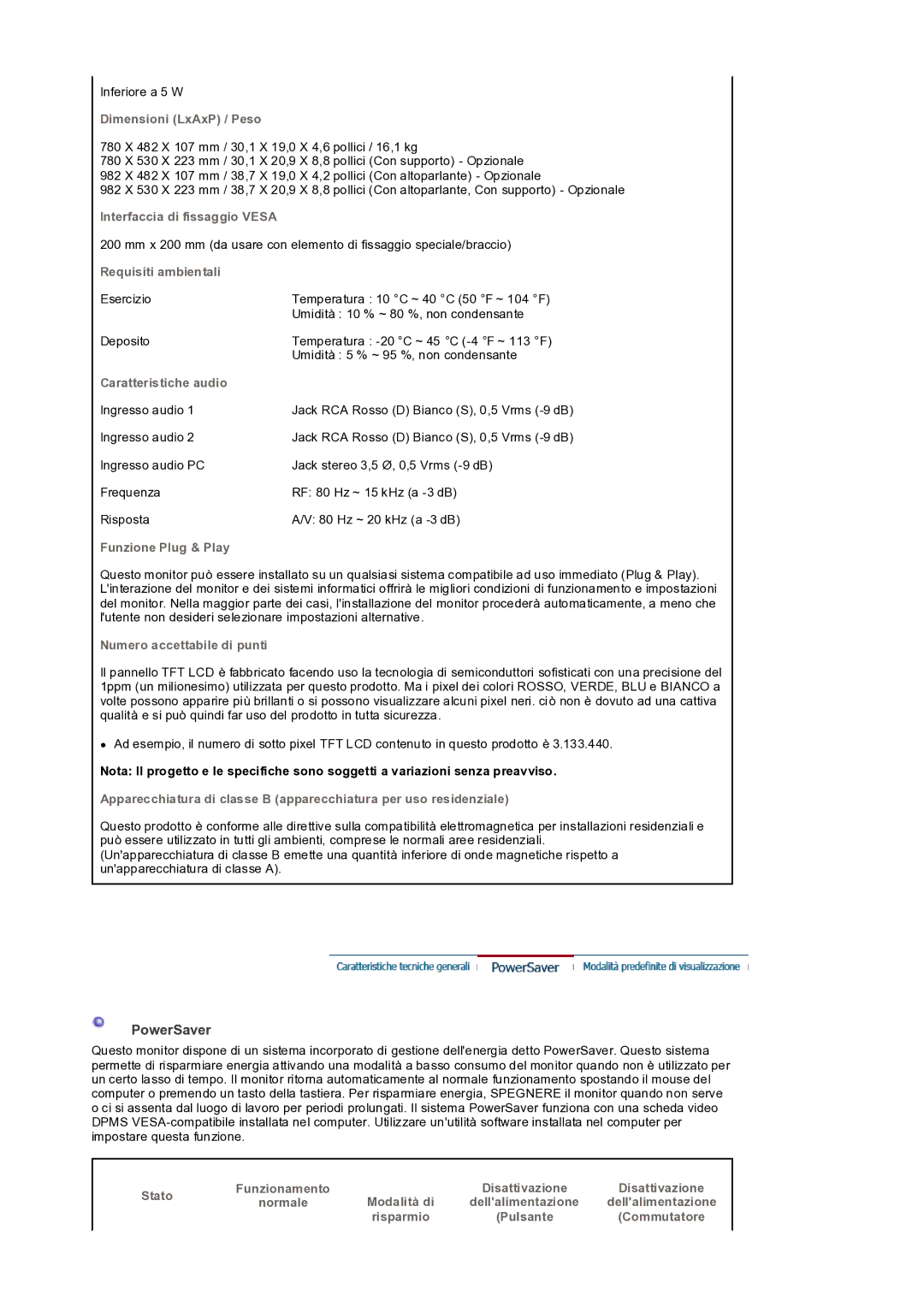 Samsung LS32BEPNS/EDC manual PowerSaver 