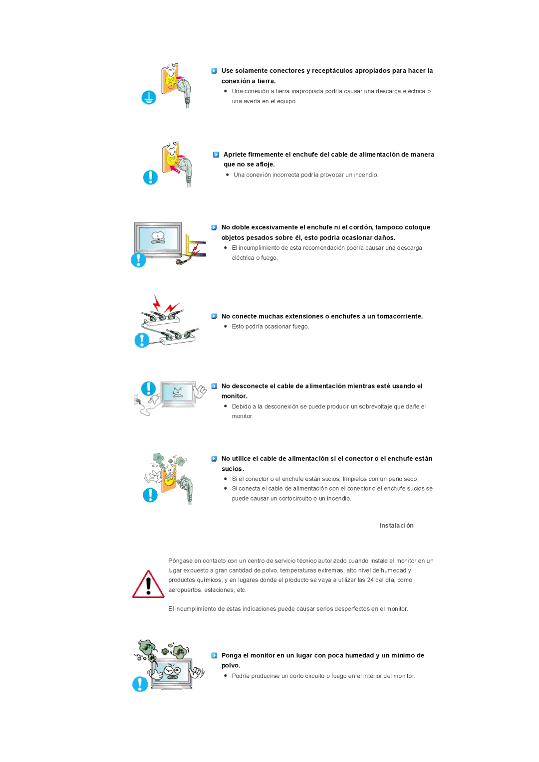 Samsung LS32BHPNS/EDC, LS32BHLNB/EDC, LS32BHLNS/EDC, LS32BHYNS/EDC, LS32BHRNS/EDC manual Instalación 