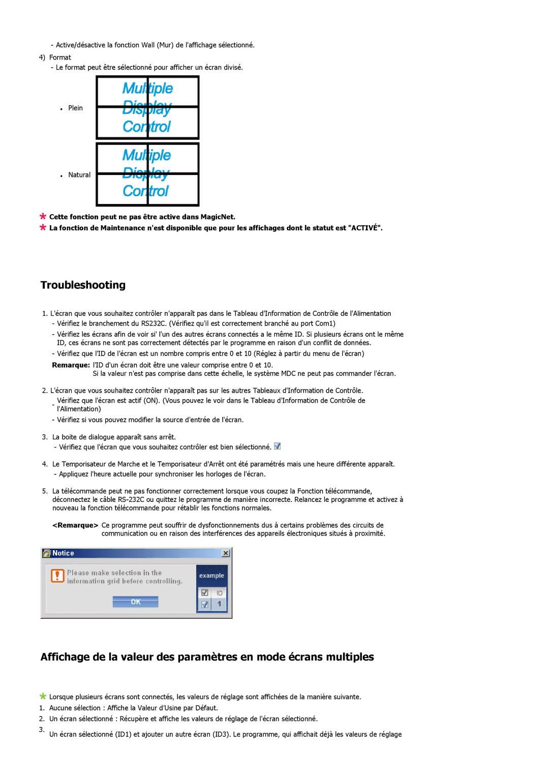 Samsung LS32BHPNS/EDC, LS32BHLNBF/EDC, LS32BHLNB/EDC, LS32BHRNSF/EDC, LS32BHLNSF/EDC, LS32BHRNB/EDC manual Troubleshooting 