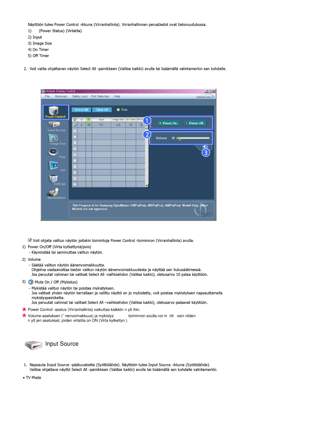 Samsung LS32BHYNS/EDC, LS32BHLNS/EDC, LS32BHPNS/EDC, LS32BHRNS/EDC manual Input Source 