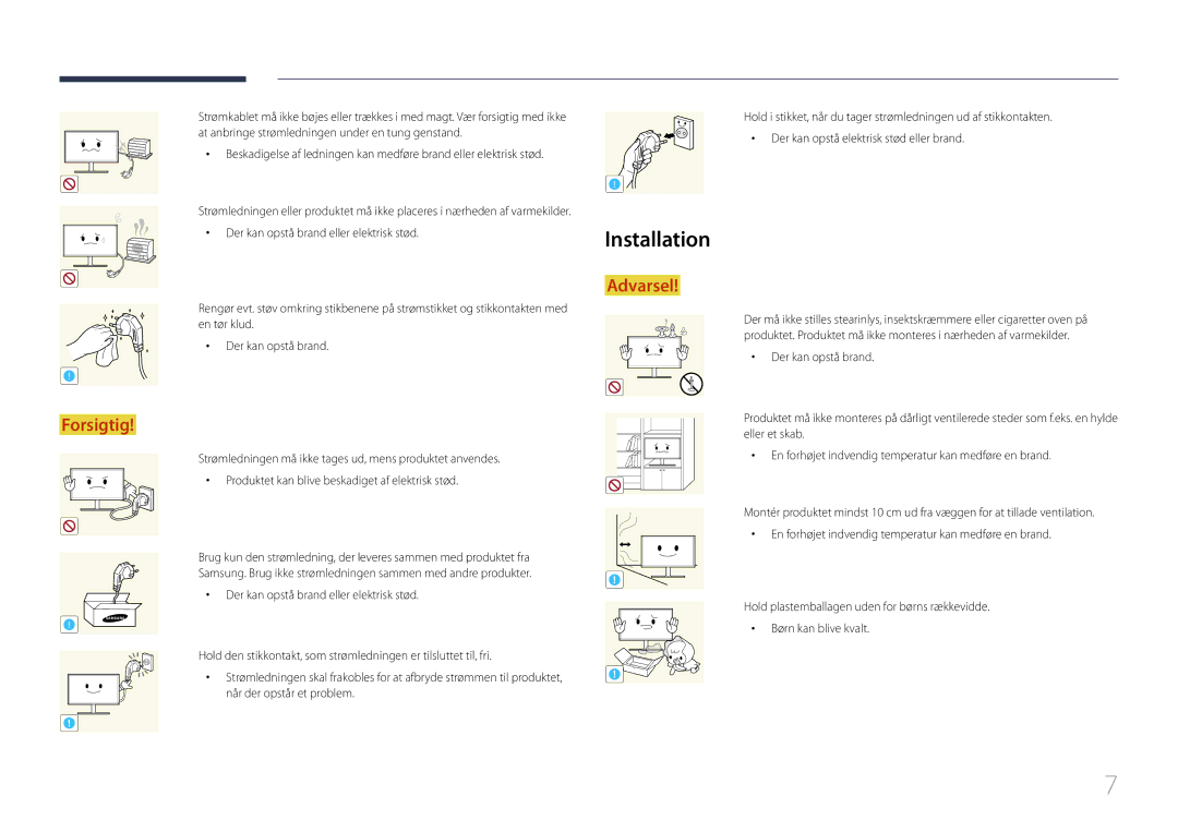 Samsung LS32E590CS/EN manual Installation 