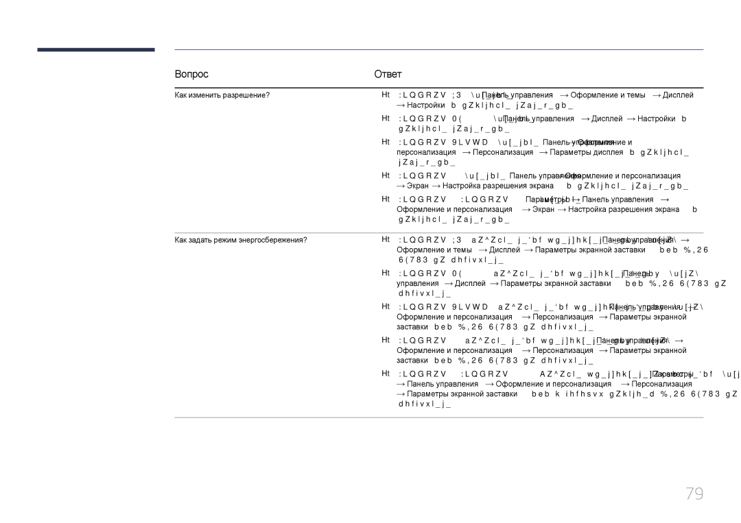 Samsung LS34E790CN/CI manual Windows 7 выберите Панель управления 