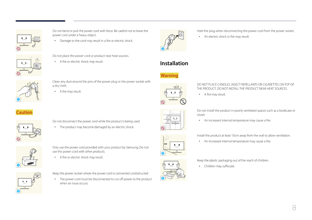 Samsung LS34E790CNS/EN, LS34E790CNS/CH manual Installation 