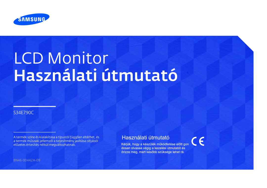 Samsung LS34E790CNS/EN manual LCD-monitor Kasutusjuhend 