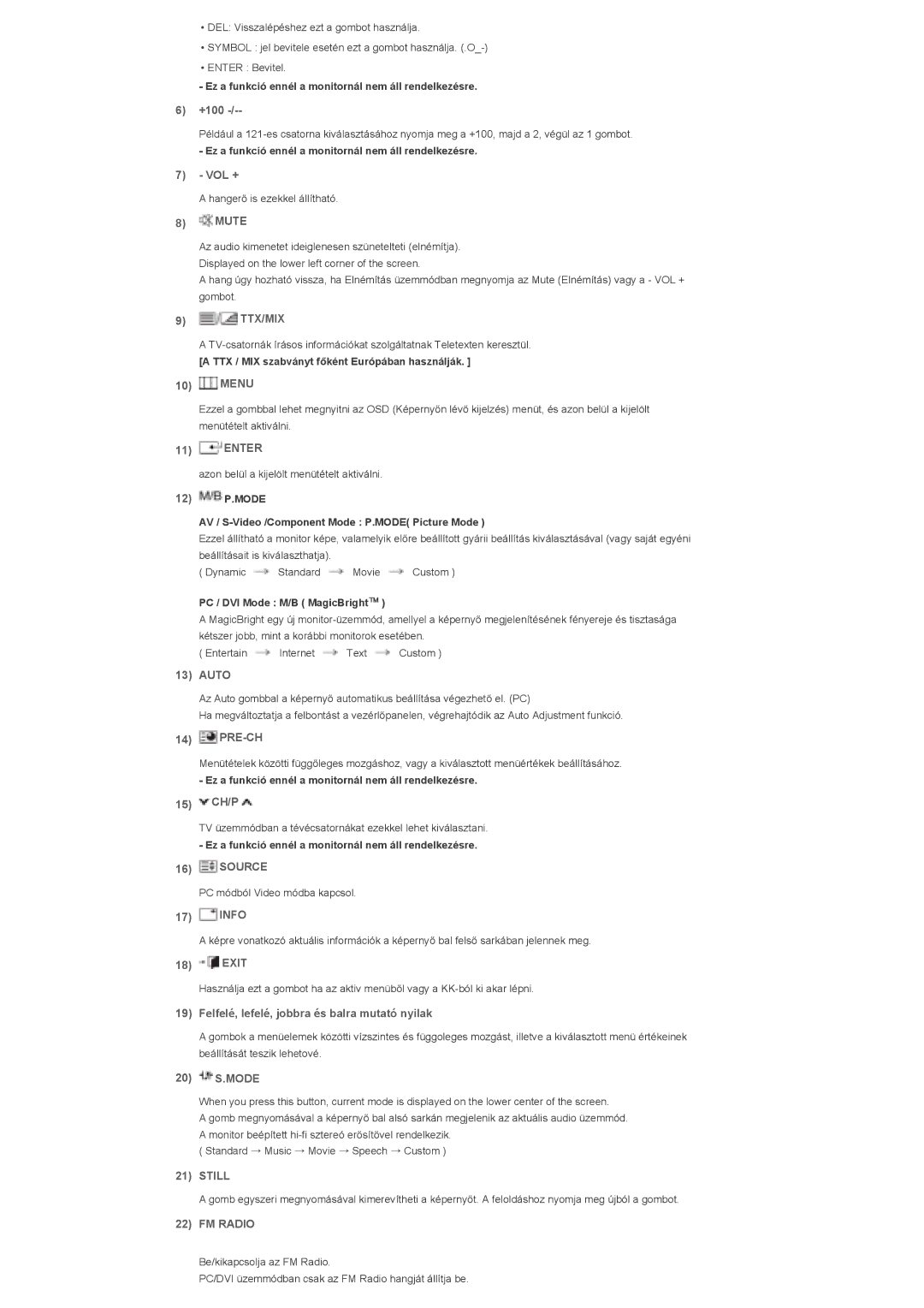 Samsung LS40BHPNS/EDC, LS46BHZNS/EDC, LS40BHTNS/EDC, LS40BHYNS/EDC, LS40BHRNS/EDC, LS40BHZNS/EDC, LS46BHYNS/EDC manual Ttx/Mix 