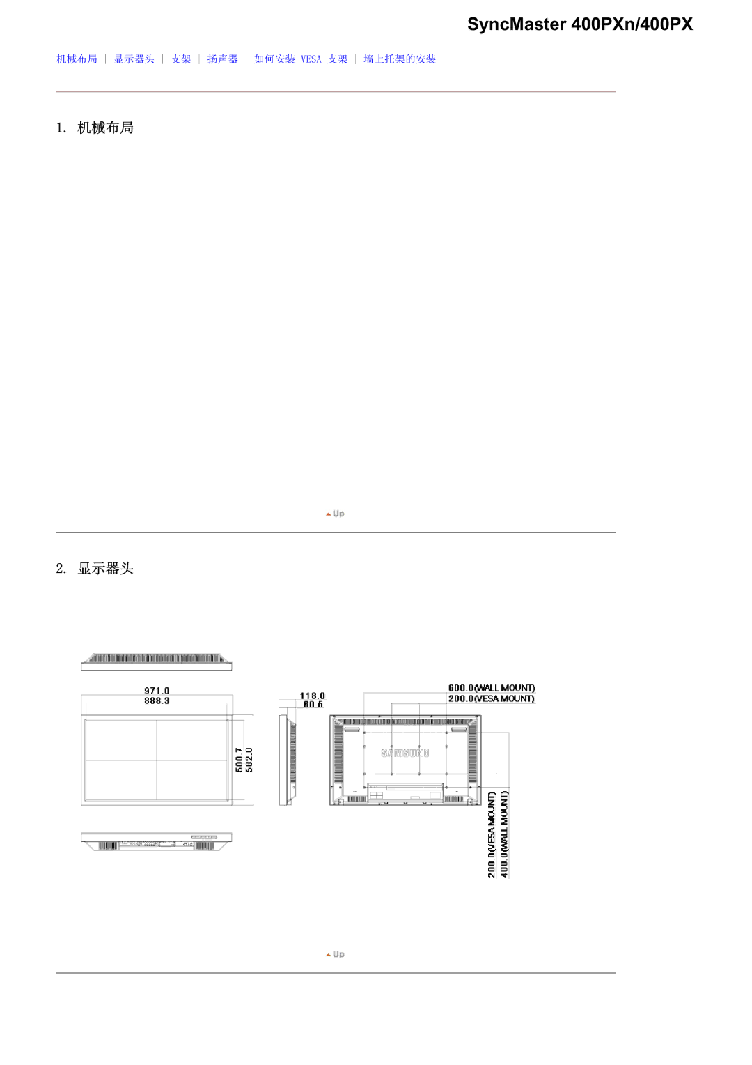 Samsung LS40BHTNS/EDC, LS40BHPNS/EDC, LS46BHZNS/EDC, LS40BHYNS/EDC, LS40BHRNS/EDC, LS40BHZNS/EDC manual SyncMaster 400PXn/400PX 