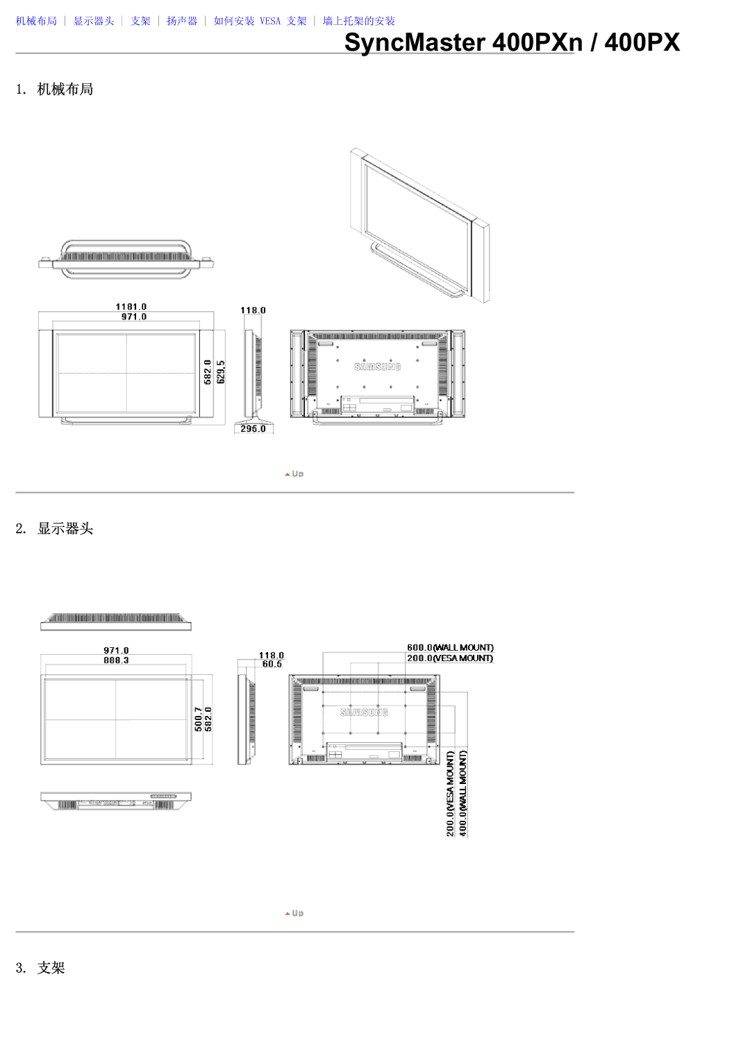 Samsung LS40BHRNS/EDC, LS40BHPNS/EDC, LS46BHZNS/EDC, LS40BHTNS/EDC, LS40BHYNS/EDC, LS40BHZNS/EDC SyncMaster 400PXn / 400PX 