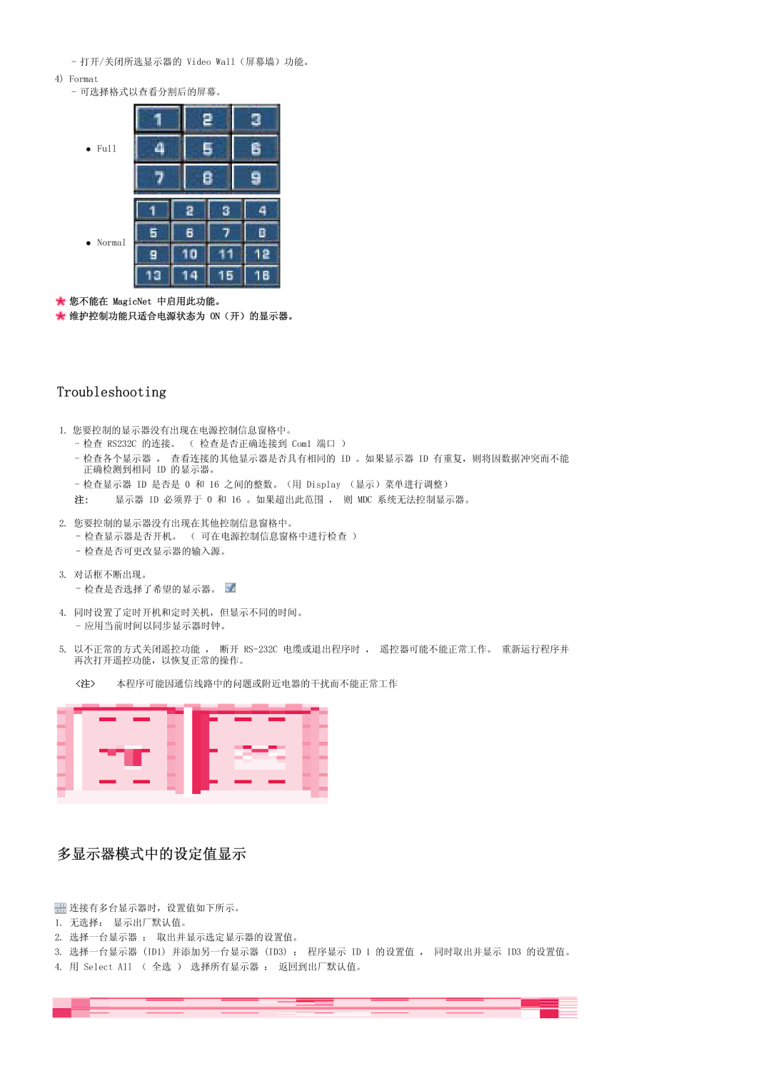 Samsung LS46BHZNS/EDC, LS40BHPNS/EDC, LS40BHTNS/EDC, LS40BHYNS/EDC, LS40BHRNS/EDC, LS40BHZNS/EDC manual 7URXEOHVKRRWLQJ 