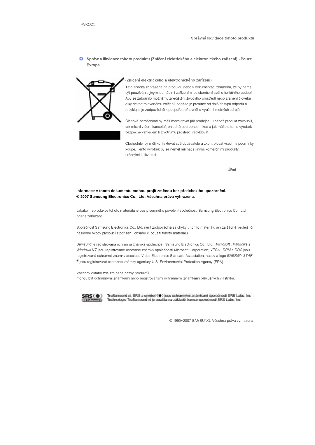 Samsung LS40BHYNS/EDC, LS40BHPNS/EDC, LS46BHZNS/EDC, LS46BHTNS/EDC, LS40BHTNS/EDC, LS40BHRNS/EDC, LS40BHZNS/EDC manual ÚĜad 