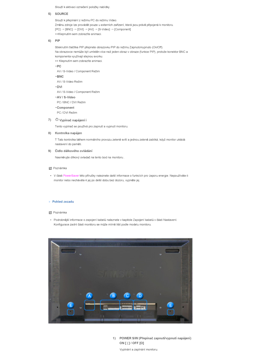 Samsung LS40BHRNS/EDC, LS40BHPNS/EDC, LS46BHZNS/EDC, LS46BHTNS/EDC, LS40BHTNS/EDC, LS40BHYNS/EDC, LS40BHZNS/EDC manual Source 