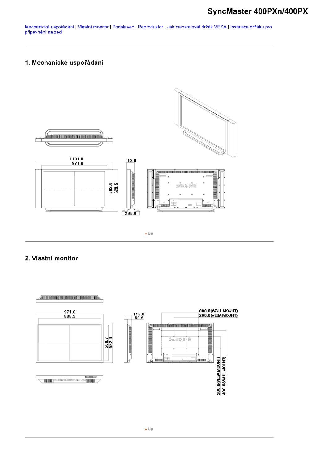 Samsung LS46BHTNS/EDC, LS40BHPNS/EDC, LS46BHZNS/EDC, LS40BHTNS/EDC, LS40BHYNS/EDC, LS40BHRNS/EDC manual SyncMaster 400PXn/400PX 