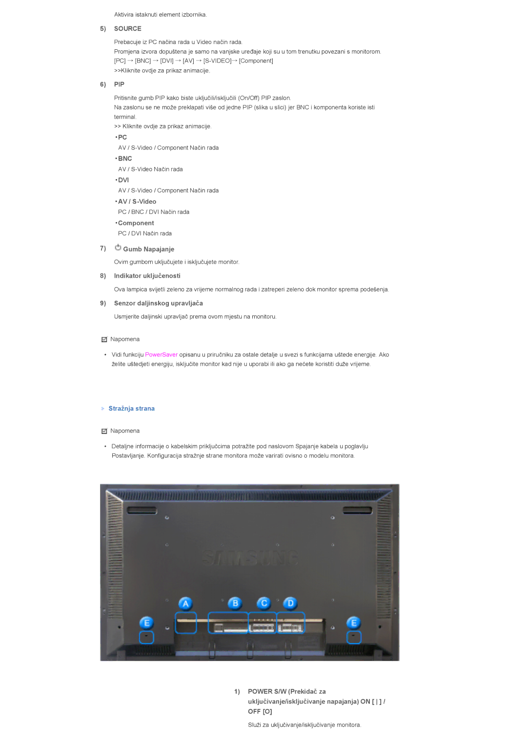 Samsung LS40BHYNS/EDC, LS40BHPNSF/EDC, LS40BHPNS/EDC, LS46BHZNS/EDC, LS46BHTNS/EDC, LS40BHTNS/EDC manual Source 