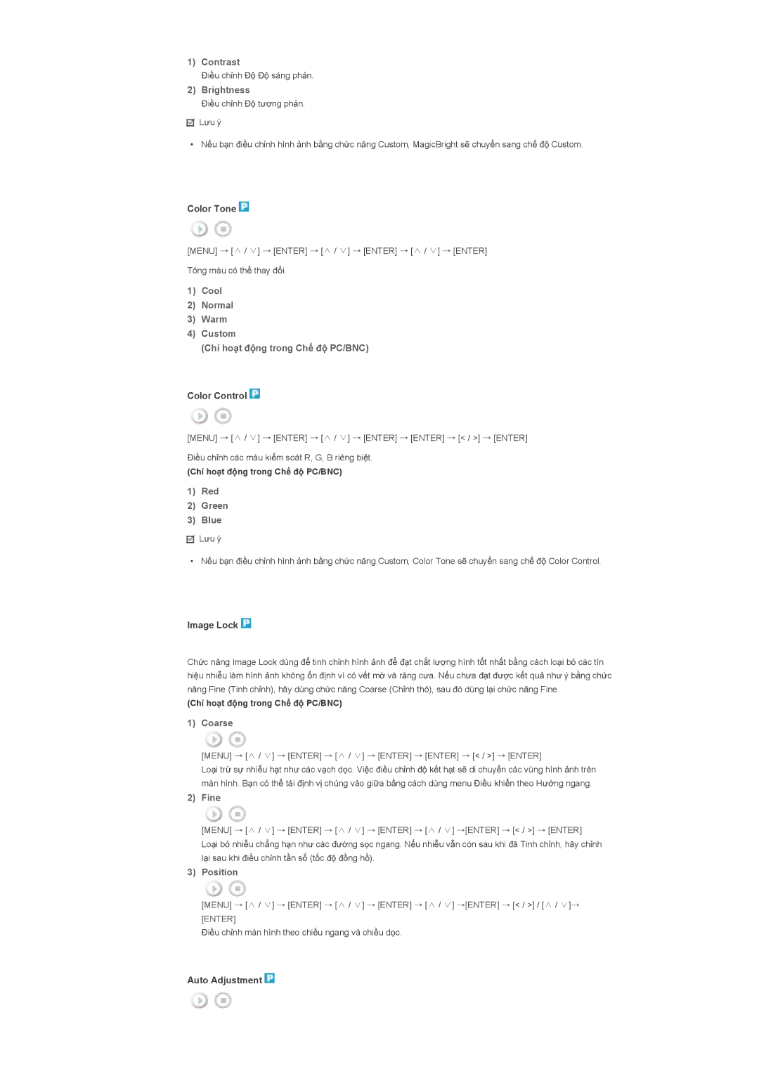 Samsung LS40BHTNB/XSA manual Lҥi sau khi ÿiӅu chӍnh tҫn sӕ tӕc ÿӝ ÿӗng hӗ 