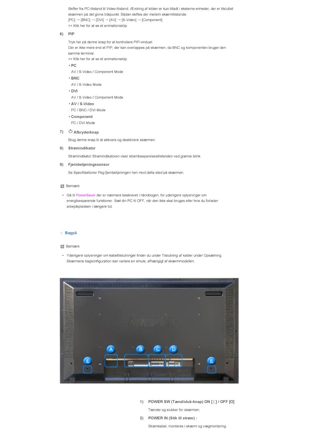 Samsung LS46BHTNS/EDC, LS46BHPNS/EDC, LS40BHPNS/EDC, LS46BHZNS/EDC, LS40BHTNS/EDC, LS40BHYNS/EDC, LS40BHRNS/EDC manual Bnc 