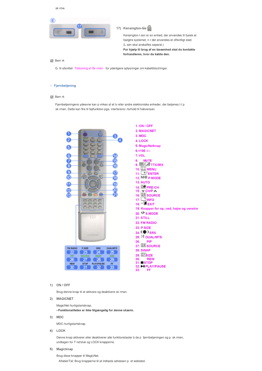 Samsung LS40BHYNS/EDC, LS46BHPNS/EDC, LS40BHPNS/EDC, LS46BHZNS/EDC, LS46BHTNS/EDC, LS40BHTNS/EDC, LS40BHRNS/EDC manual Magicnet 