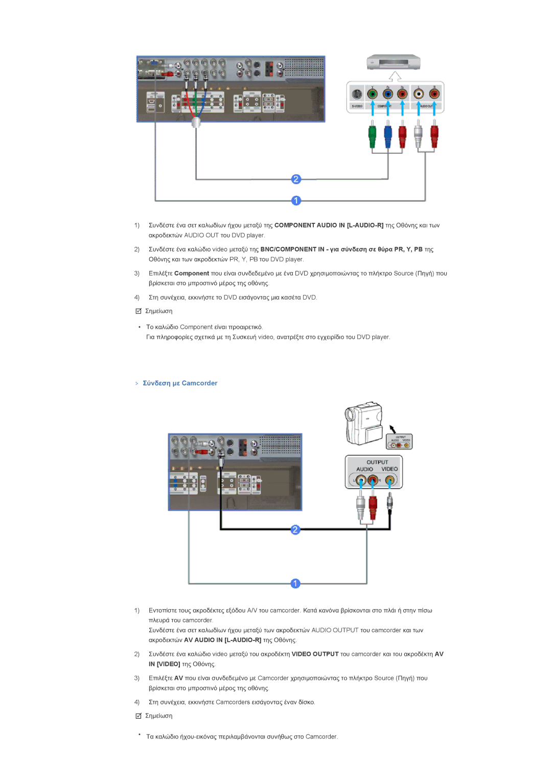 Samsung LS46BHZNS/EDC, LS46BHPNS/EDC, LS40BHPNS/EDC, LS46BHTNS/EDC, LS40BHYNS/EDC, LS40BHZNS/EDC manual ȈȪȞįİıȘ ȝİ Camcorder 