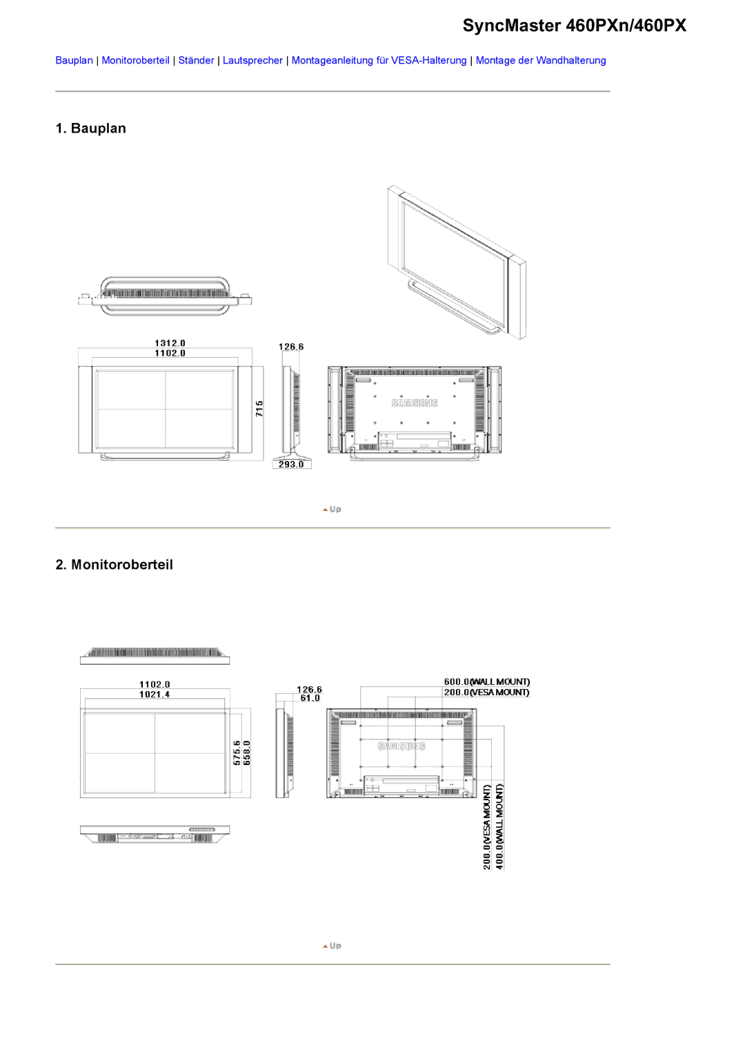 Samsung LS46BHTNBF/EDC, LS46BHYNBF/EDC, LS46BHPNS/EDC, LS40BHTNB/EDC, LS40BHYNSF/EDC, LS46BHYNSF/EDC SyncMaster 460PXn/460PX 