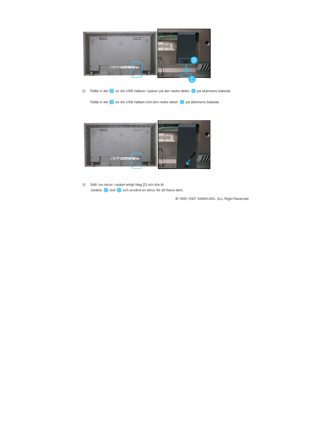 Samsung LS46BPTNS/EDC, LS40BPTNB/EDC, LS46BPTNB/EDC manual 