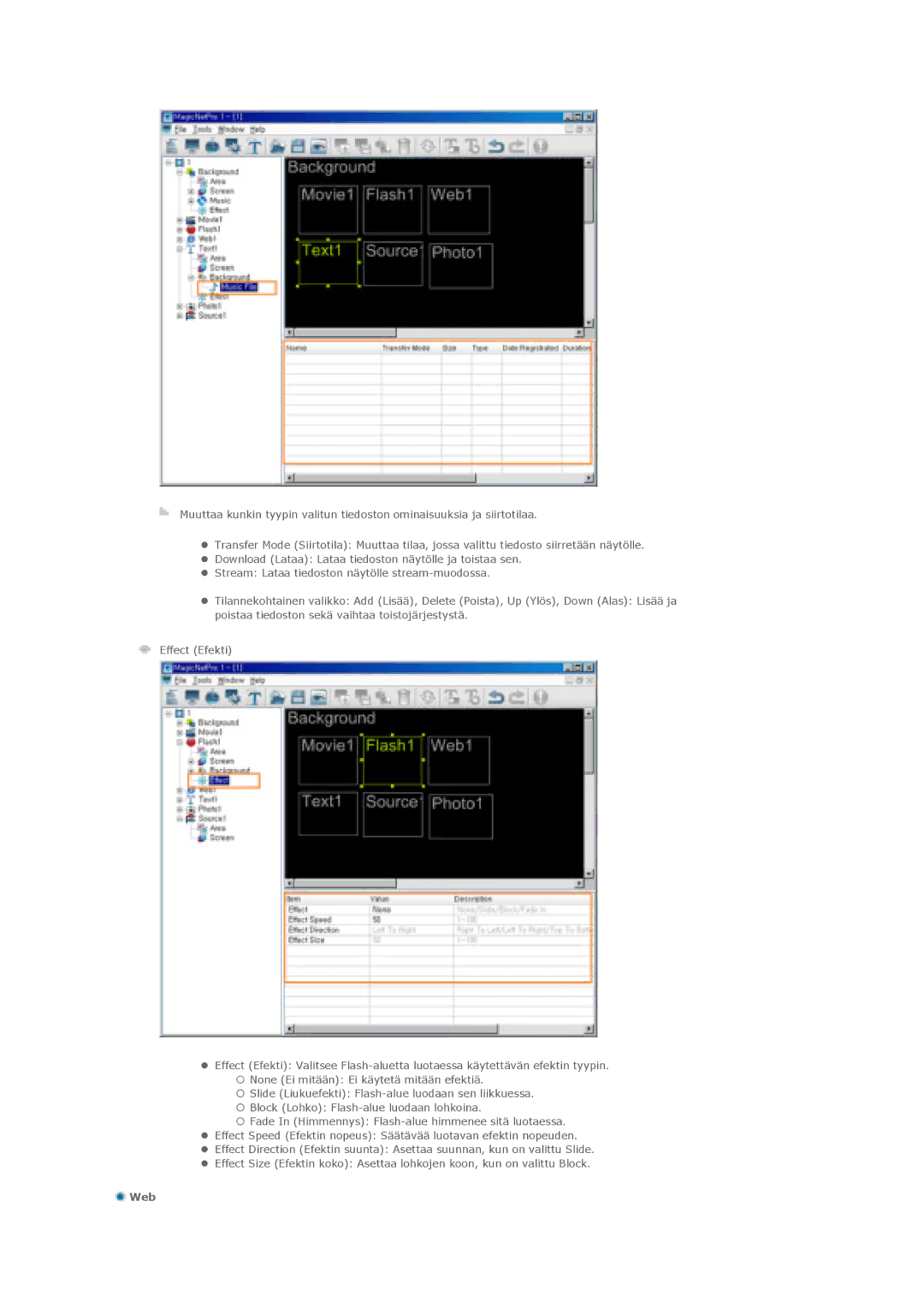 Samsung LS40BPPNB/EDC, LS46BPTNS/EDC, LS46BPPNB/EDC, LS40BPTNB/EDC, LS46BPTNB/EDC, LS46BPPNS/EDC, LS40BPPNS/EDC manual Web 