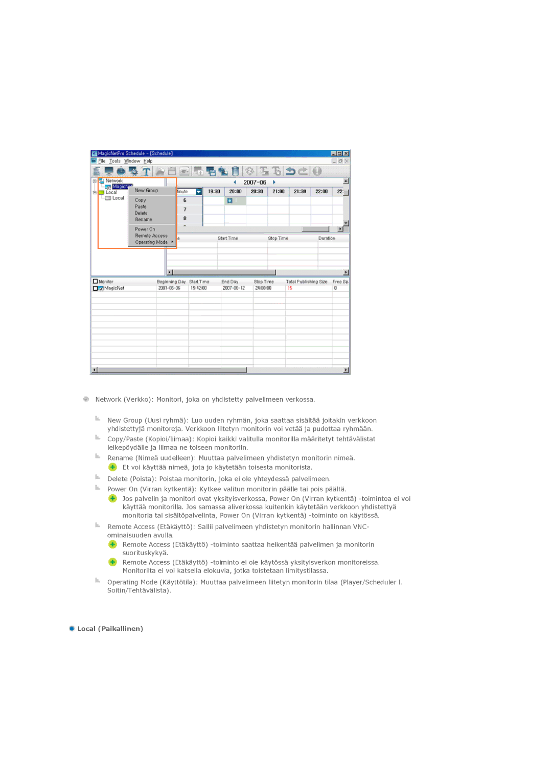 Samsung LS40BPPNB/EDC, LS46BPTNS/EDC, LS46BPPNB/EDC, LS40BPTNB/EDC, LS46BPTNB/EDC, LS46BPPNS/EDC manual Local Paikallinen 