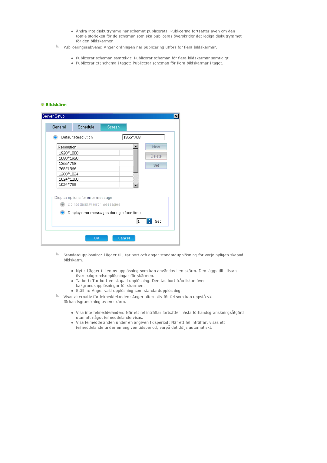 Samsung LS46BPPNS/EDC, LS46BPTNS/EDC, LS46BPPNB/EDC, LS40BPTNB/EDC, LS40BPPNB/EDC, LS46BPTNB/EDC, LS40BPPNS/EDC manual Bildskärm 