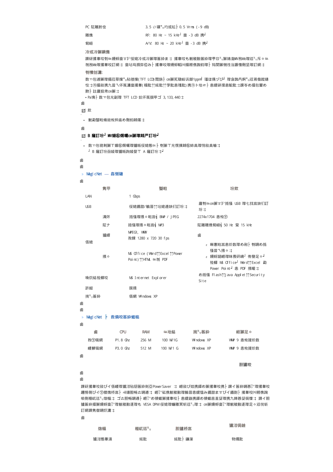 Samsung LS46BPPNB/EDC, LS46BPTNS/EDC, LS40BPTNB/EDC, LS40BPTNS/EDC, LS40BPPNB/EDC, LS46BPTNB/EDC, LS46BPPNS/EDC manual 3 