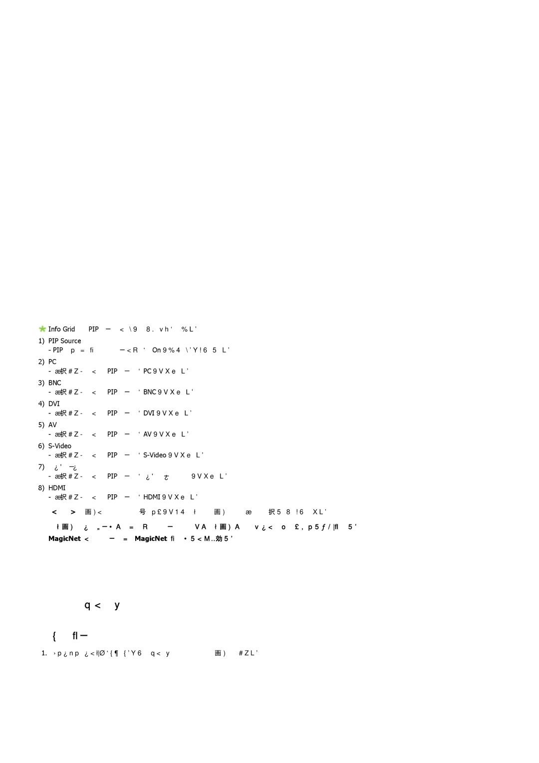 Samsung LS46BPTNSF/XSJ, LS46BPTNS/XSJ, LS40BPTNSF/XSJ manual MagicNet 䯃 MagicNet 