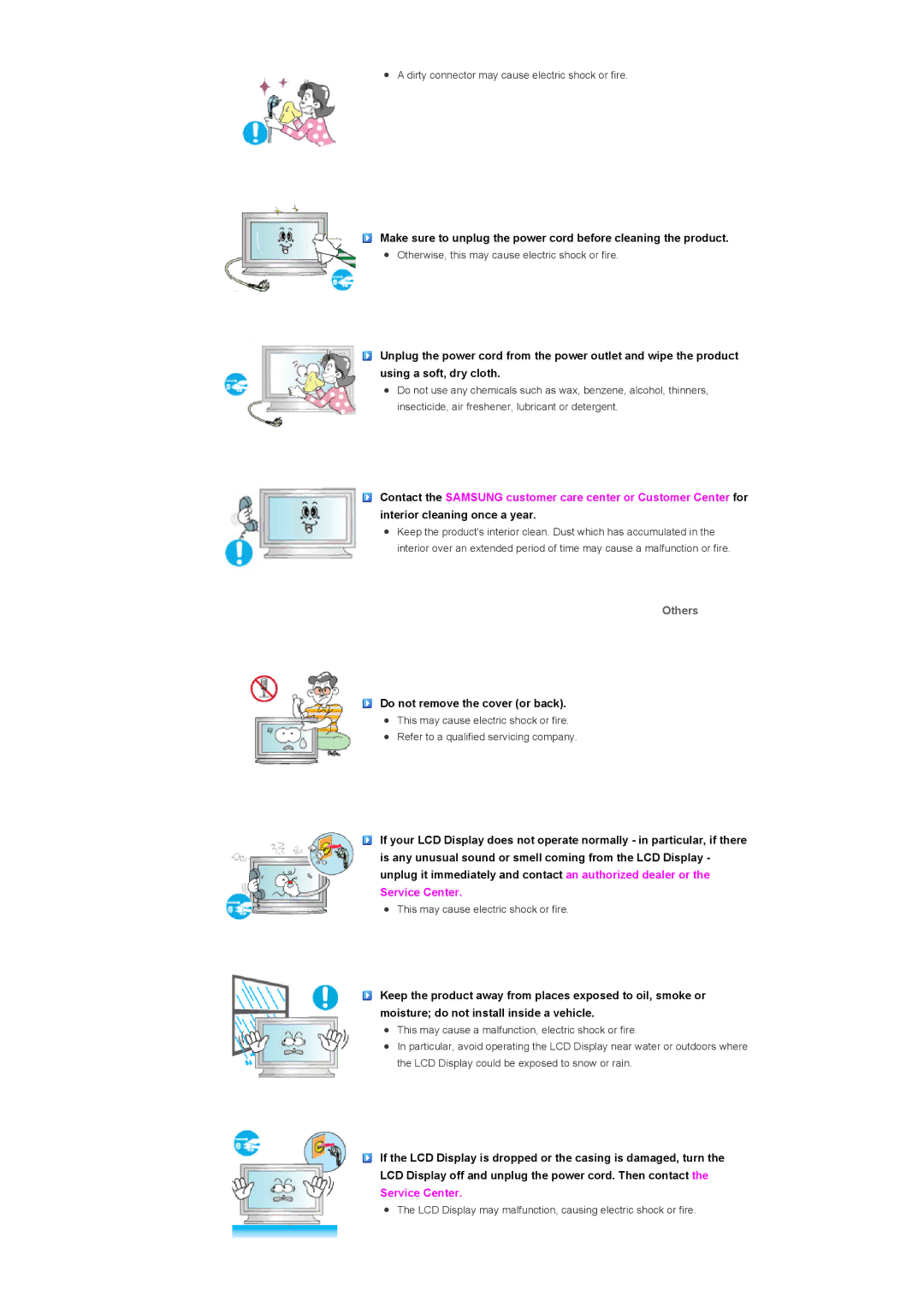 Samsung LS57BPHNS/EDC, LS57BPHNB/EDC, LS57BPPNS/EDC, LS57BPHNBF/EDC, LS57BPPNBF/EDC manual Others 