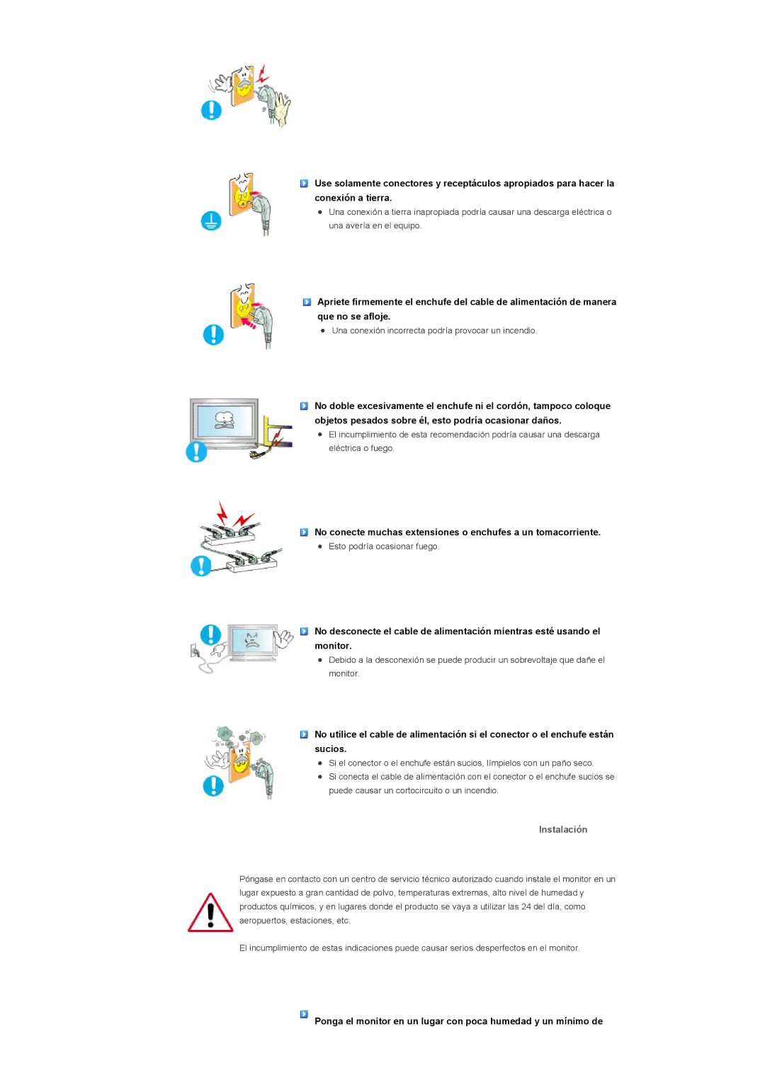 Samsung LS57BPHNBF/EDC, LS57BPHNB/EDC, LS57BPHNS/EDC, LS57BPPNS/EDC, LS57BPPNBF/EDC manual Instalación 