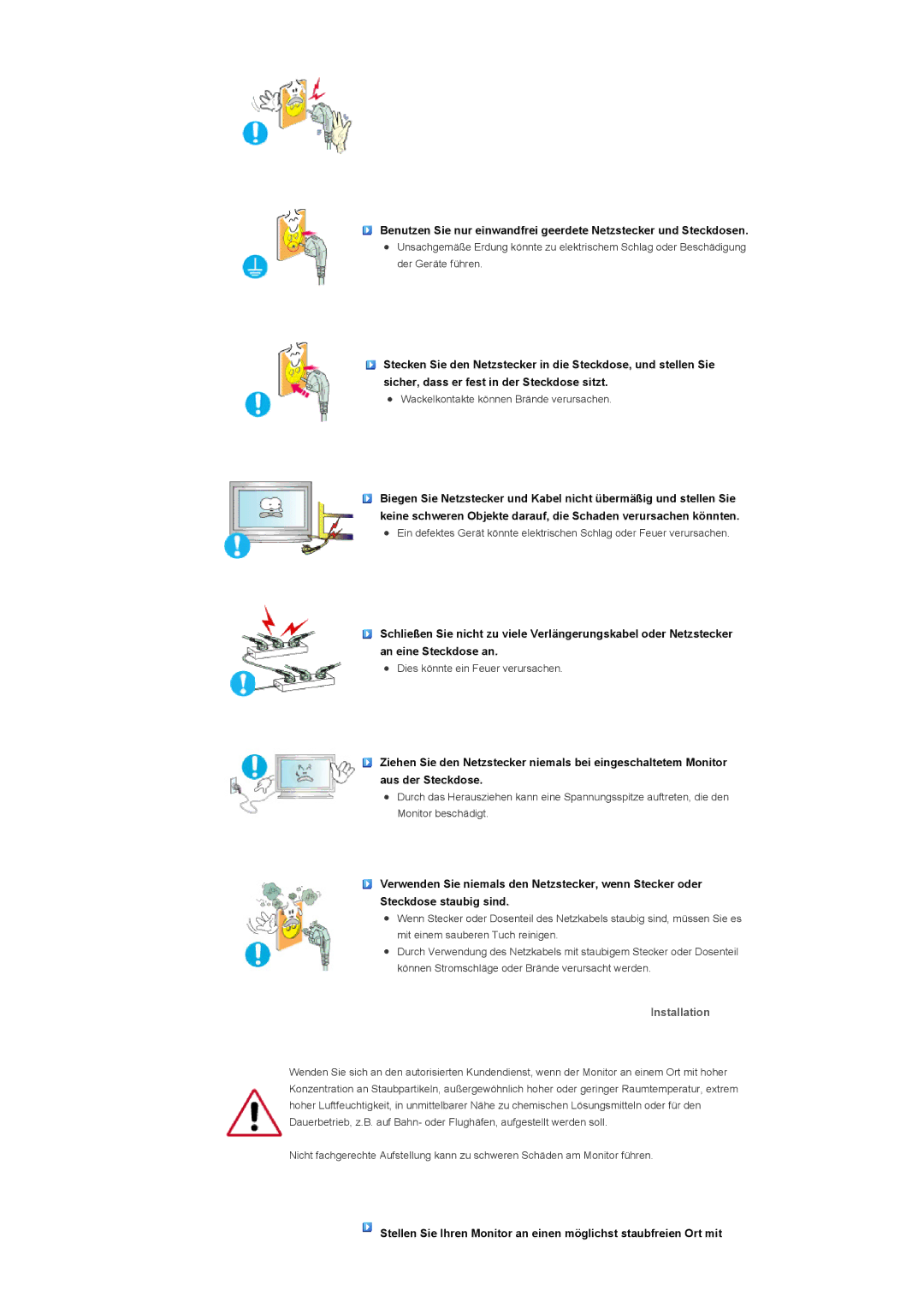 Samsung LS57BPHNB/EDC, LS57BPHNS/EDC, LS57BPPNS/EDC manual Installation 